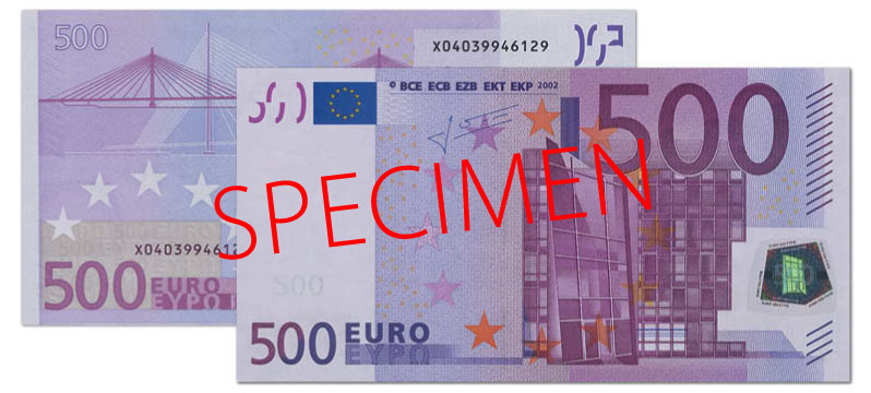 500euro banknotes