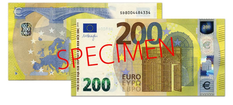 200euro banknotes