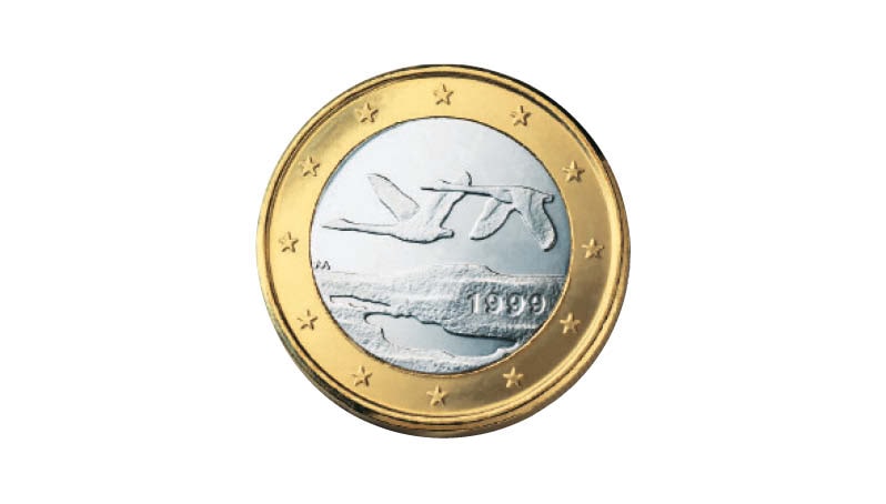 1-Euro-Coin Finland