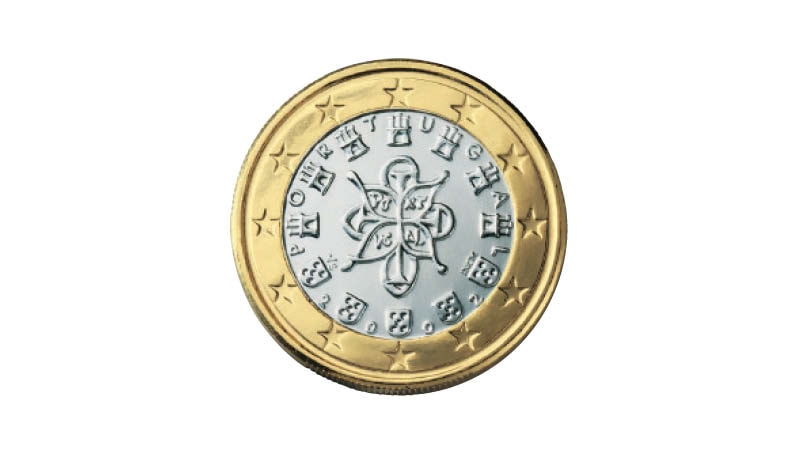 1-Euro-Coin Portugal