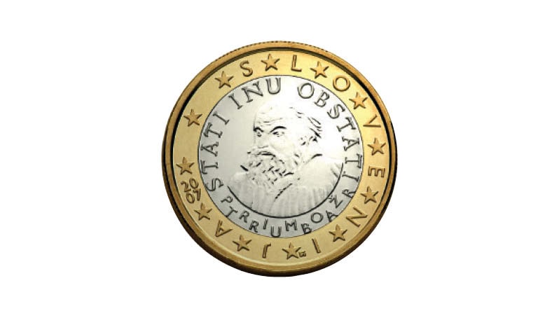 1-Euro-Coin Slovenia