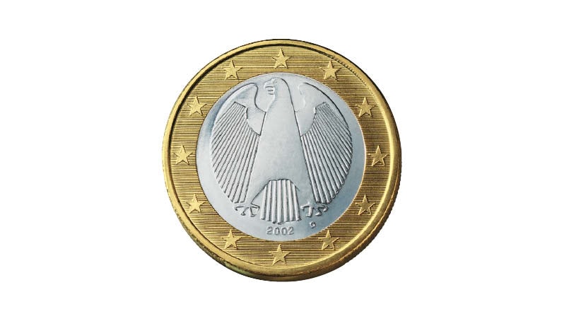 Deutsche Muenzseite 1, 2 Euro