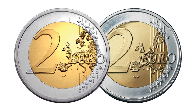 Münzseite 2 Euro