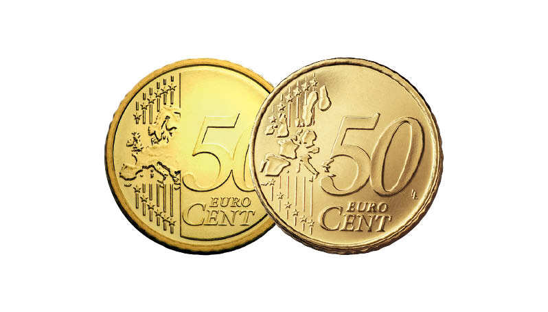 Münzseite 50 Cent