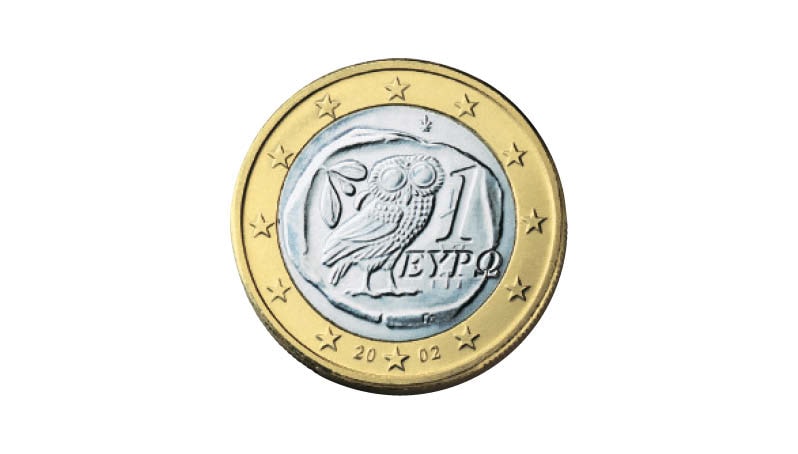 1-Euro-Muenze Griechenland