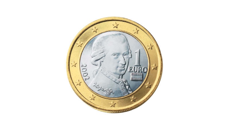 1-Euro-Muenze Oesterreich